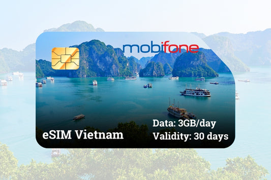 Vietnam eSIM - LOCAL / Mobifone – Daily 3GB for 30 days