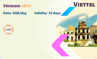 Viettel eSIM for Vietnam – Daily 5GB for 15 days